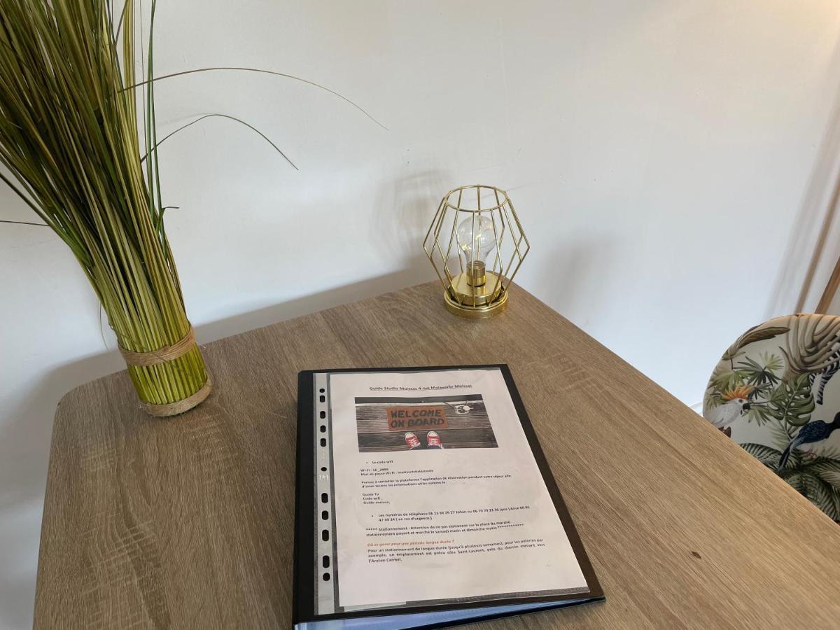 Appartement Entier Moissac Centre 30 M2 Calme Avec Cour Interieure Pour Velos A 50M Du Marche De Moissac Eksteriør billede